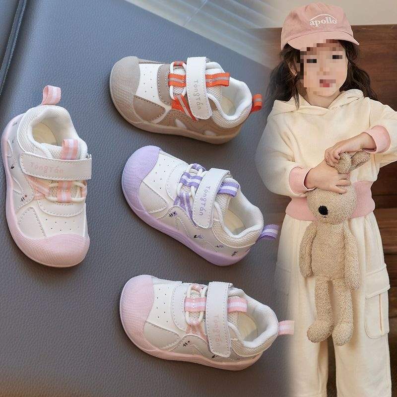 Baby Girl Toddler Shoes 2025 Autumn New 0-1 a 2-year-old Baby Functional Shoes Soft Sole Spring and Autumn Men's Treasure Shoes