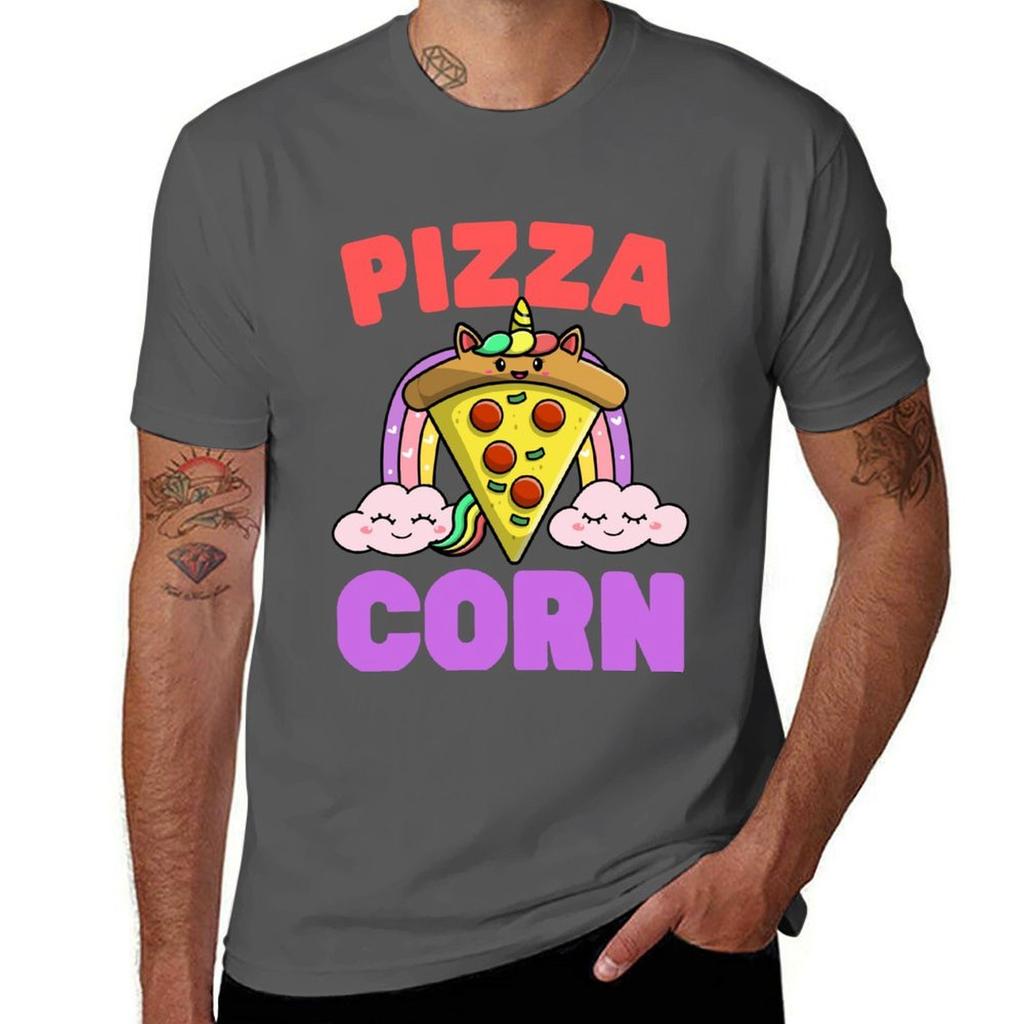 Pizza Corn Unicorn And Pizza Unicorn Loves Pizza Tshirt Utility Casual Work Tshirt