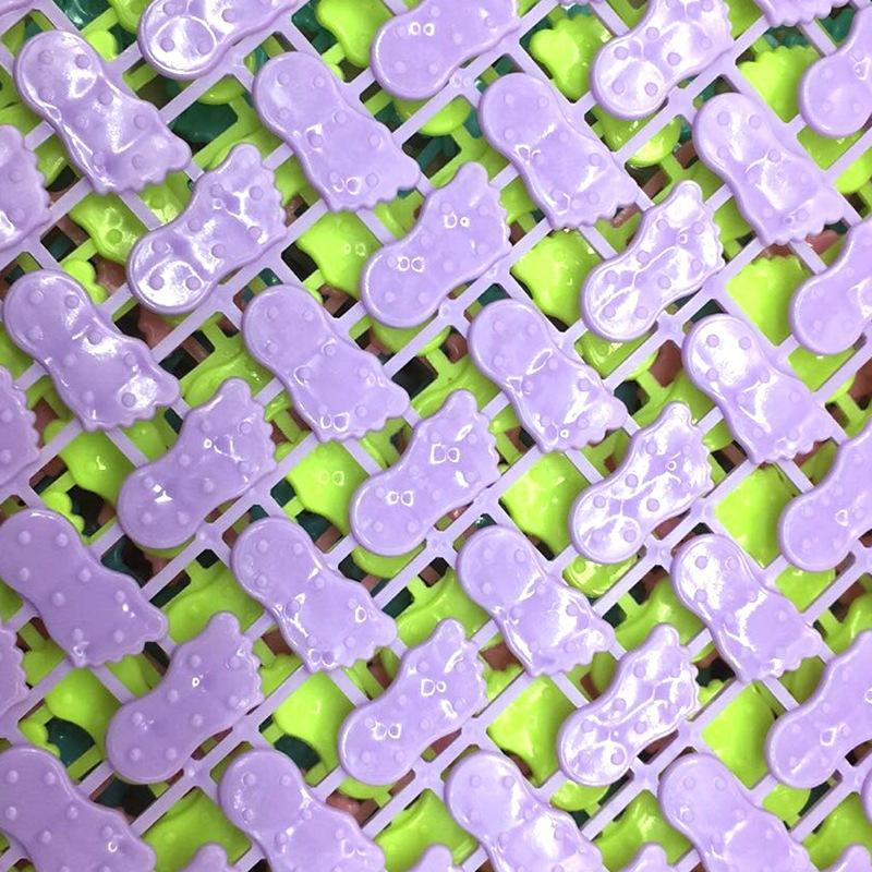 

25*25 см Бытовая ванна туалет кухня водонепроницаемый коврик ванная комната нескользящий сращивание туалет полые сливной коврик 2pcs