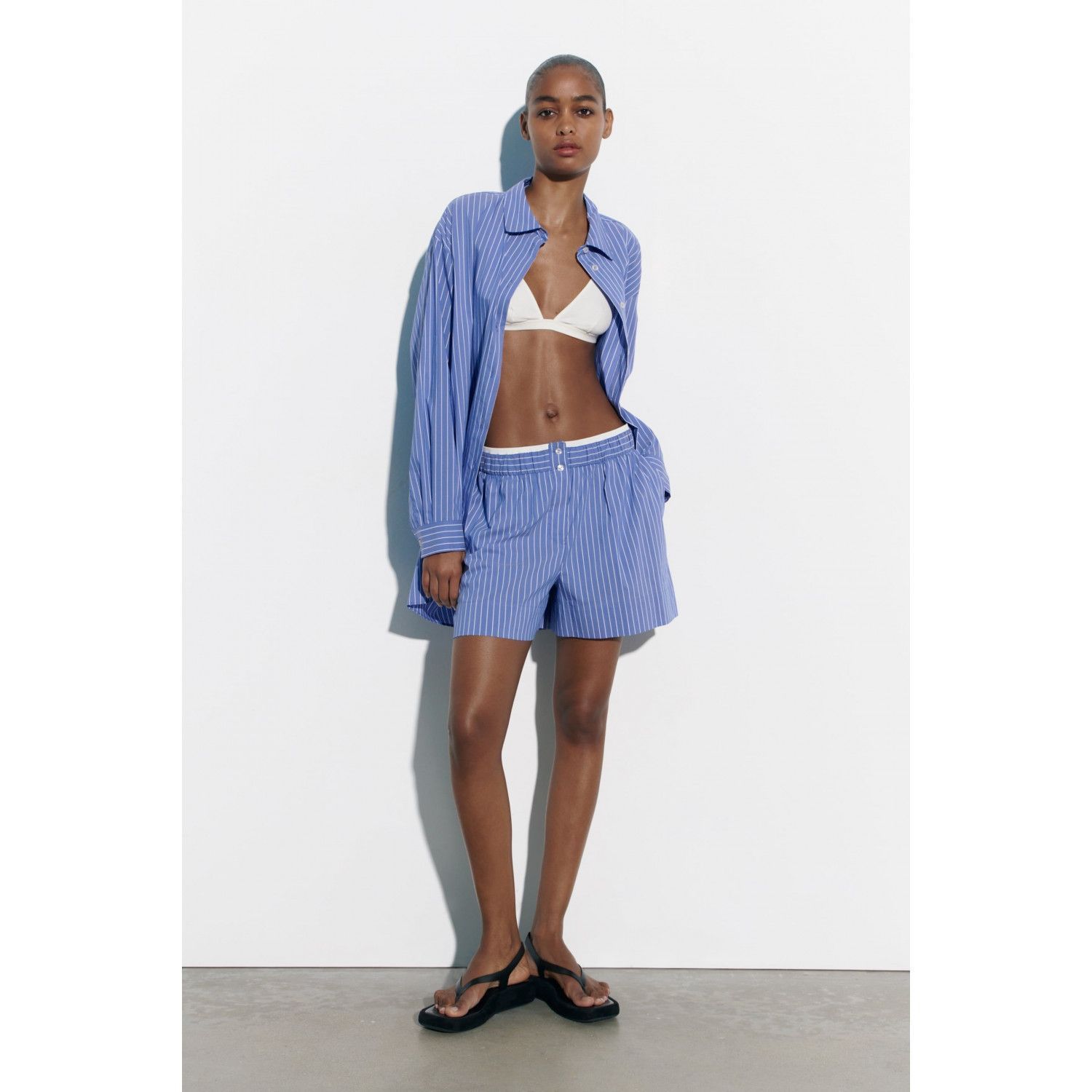 

STRIPED PYJAMA SHORTS