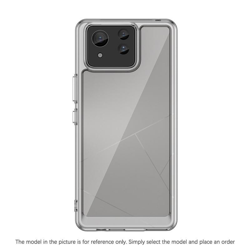 Przezroczyste etui PMMA do Asus Zenfone 11 Ultra 10 9 Zenfone11Ultra Zenfone10 Zenfone9 TPU Kolorowa miękka ramka Twarda obudowa
