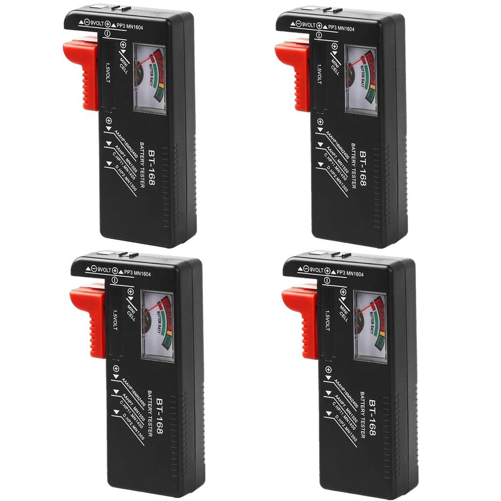 1pc Battery Tester Model BT-168 Battery Checker for AA AAA C D 9V 1.5V Button Cell Batteries, Requires No Battery for Operation