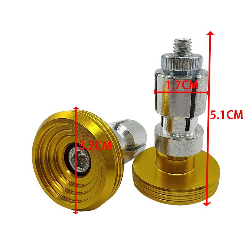 Motorcycle Modification Brake Handle End Plug Accessories Colorful Style Handlebar Plug Universal Aluminum Alloy Parts 1Pair