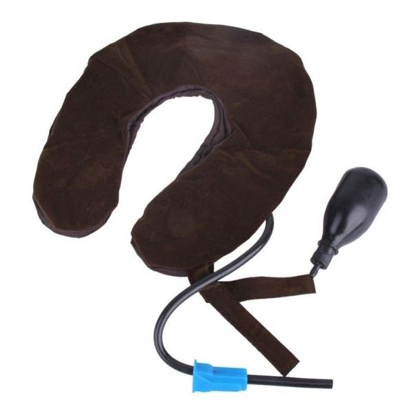 3 Layer Inflatable Neck Back Traction Collar Neck Shoulder Pain Relief Soft Air Cervical Stretch