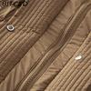 BITCED Women's Down-Filled Cotton Coat - Autumn/Winter Mid-Length, Elegant and Tailored, Knee-Length, Thickened Outerwear