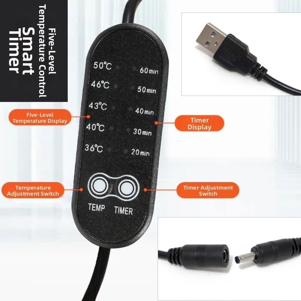USB-betrieben USB-Heiz-Augenmaske Konstante Temperatur Seiden-Schlafmaske Beheizte Schlafmaske Für den Heimgebrauch