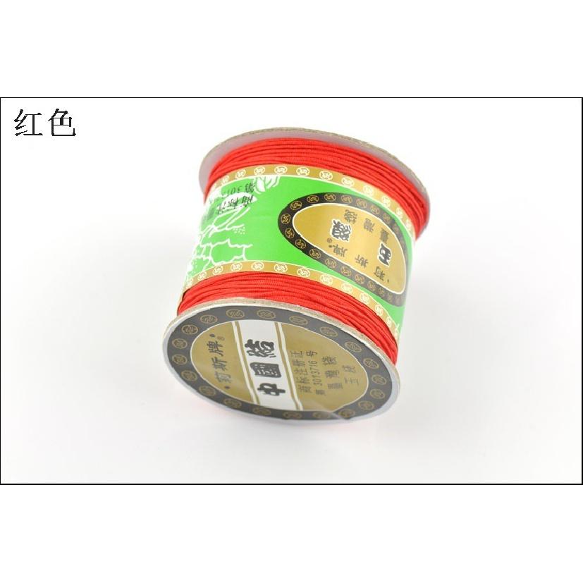 

Lis Brand Taiwan Jade Thread DIY Jewelry accessory red string cord72Jade thread weaving cord length120Rice красный