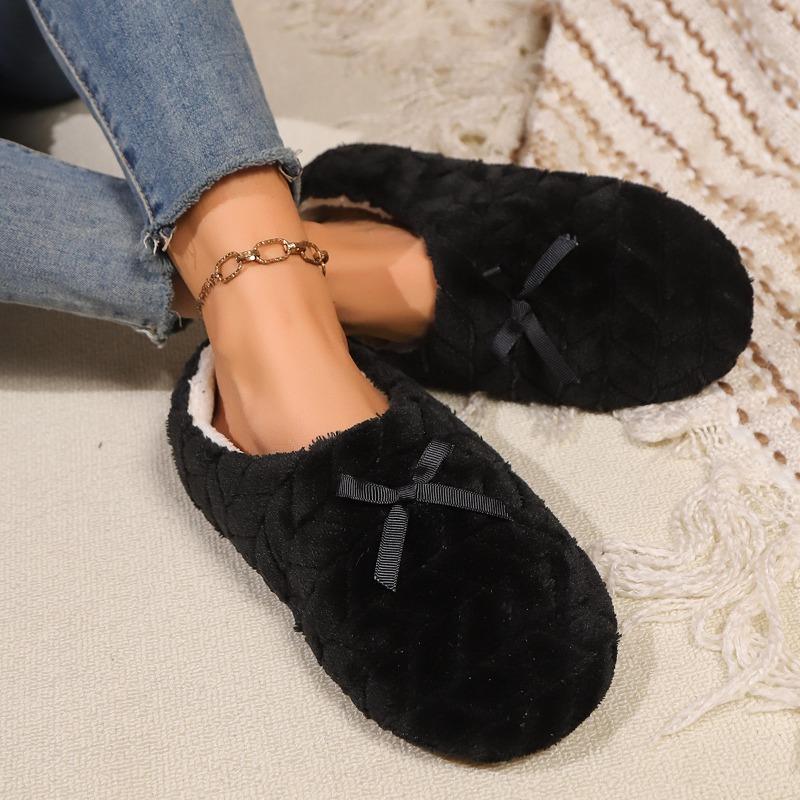 Soft bottom love bag head fluffy slippers women's autumn and winter outer wear non-slip indoor thick bottom home fluffy moon