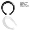 2Pcs Helpful Safety Material Soft Foreskin Hinder Ring Penis Corrector Lock Sex Toys Home Supply