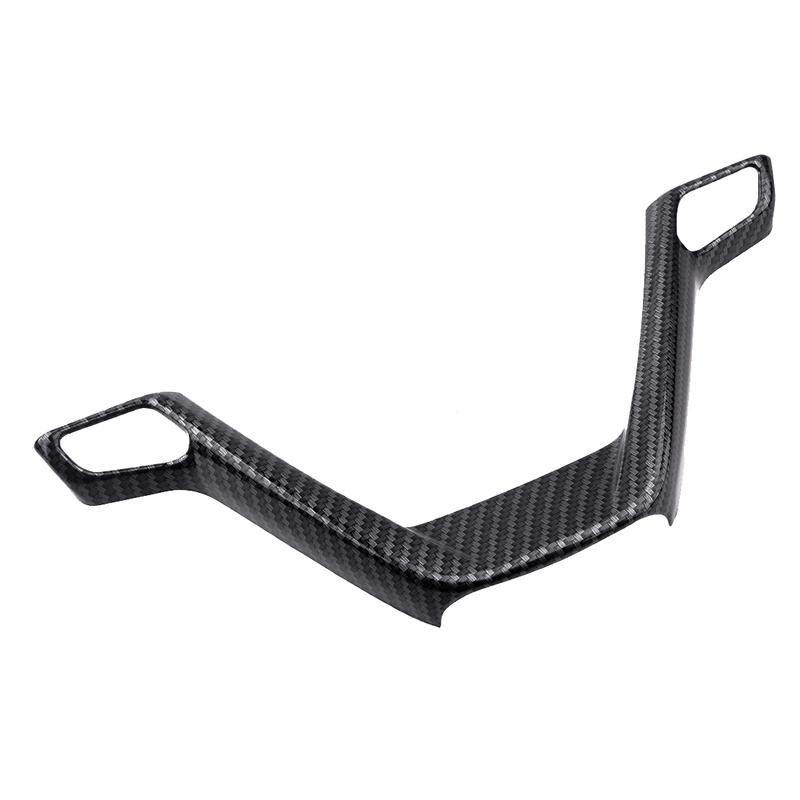 1Set Carbon Fiber Style Steering Wheel Frame Trim Fit For Toyota Highlander Kluger 2014 2015 2016 2017 2018
