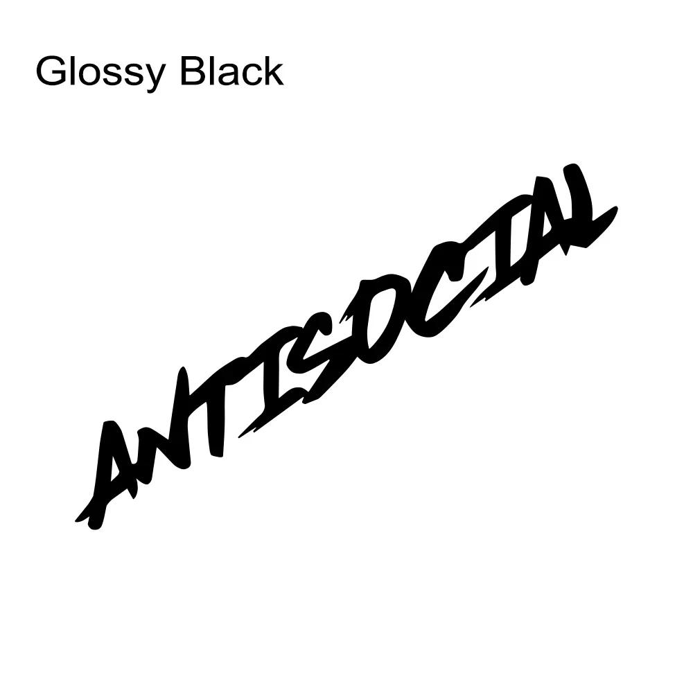 Various Sizes Car Windshield Sticker Antisocial Creative Styling Motorcycle Window Vinyl Decor Decal Auto Tuning Accessories 40x6.5cm