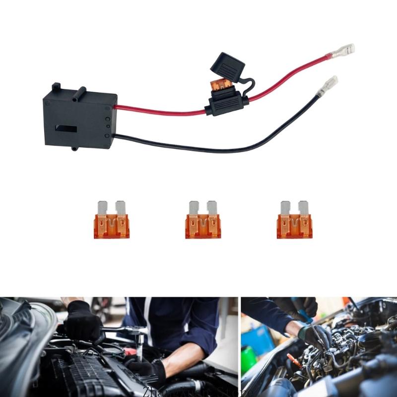 3XUF 2Pcs 12V Wire Harness Socket Connector With for Ride On Toy Easy To Use