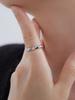 Hyeres Lor [Edition Y] Moissanite Accent Point Silver (W) Ring Hl4R5A449W9