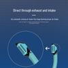 YBLKJ S18S Adult Full Dry Foldable Silicone Snorkel