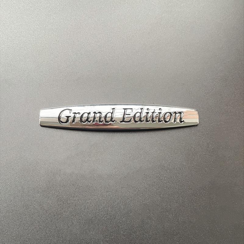 3D Metal Logo Grand Edition Emblem Car Fender Badge  Grand Edition Sticker Accessories