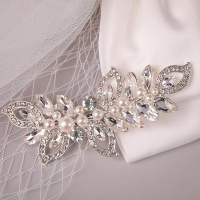 Mode Braut Haarspangen Hochzeit Braut Haarspangen Schmuck Accessoires Kristall Strass Haarnadel Haarspange Für Frauen Braut Geschenk