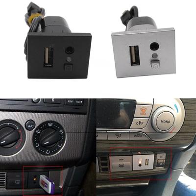 1 PC Car USB AUX Slot Input Adapter Cable USB Interface Socket Button for Ford Focus 2 Mk2 2009 2010 2011