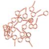 200 ks Perlové šroubovací očko Kolík Přívěsek Konektor Šroub Hrot DIY Výroba Šperků Příslušenství růžové zlato
