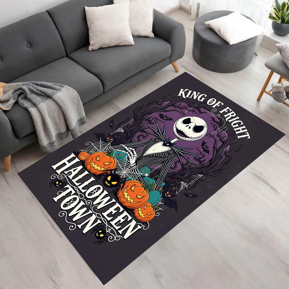Jack Skellington Floor Rug Office Rug Suitable for Game Room Entryway Balcony Decorate room Antislip Carpet Decorate Offices Perfect Gift for Women/Me