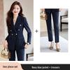 2024 Women's Gray Autumn/Winter Professional Casual Suit Jacket