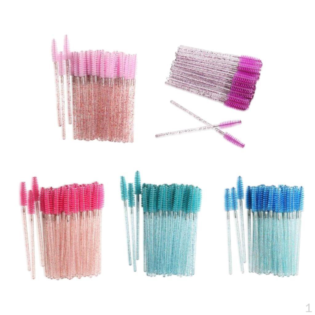 

500PCS Brush Disposable Mascara Wands Crystal Applicators