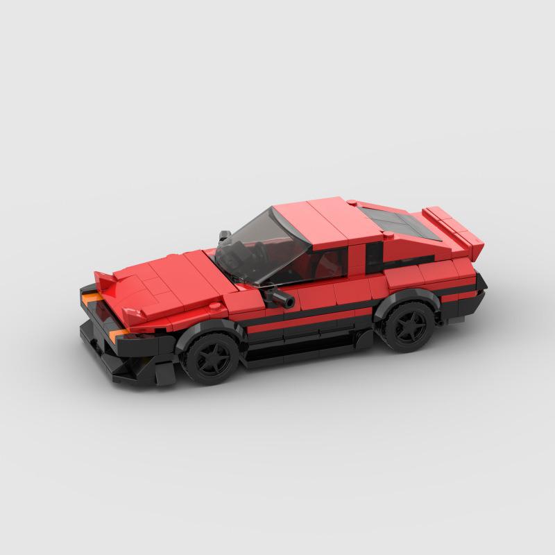 

MOC-Compatible Lego Fengdian AE86 GT Red Racing Car Building Blocks Set