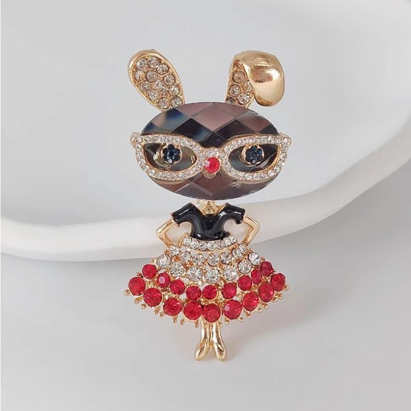 New Alloy Brooch High-end Niche Women's Peony High-end Pin Coat Suit High-end Versatile Brooch