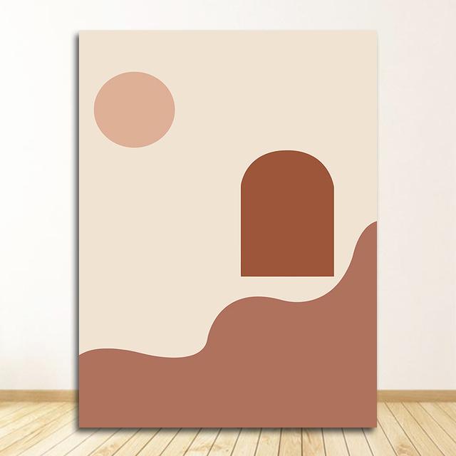 Posters And Prints Wall Pictures For Living Room Decor Abstract Girl Plant Leaf Vintage Poster Wall Art Canvas Painting Nordic