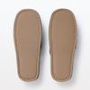MUJI Washable Left and Right Size 84770234 Slippers, Slippers, Black, L,