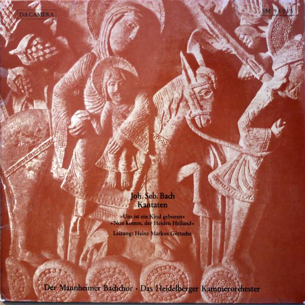 LP Record JOHANN SEBASTIAN BACH  HEINZ MARKU  Kantaten Uns Ist Ein Kind Geboren SM94015 Da Camera Germany Classical Used