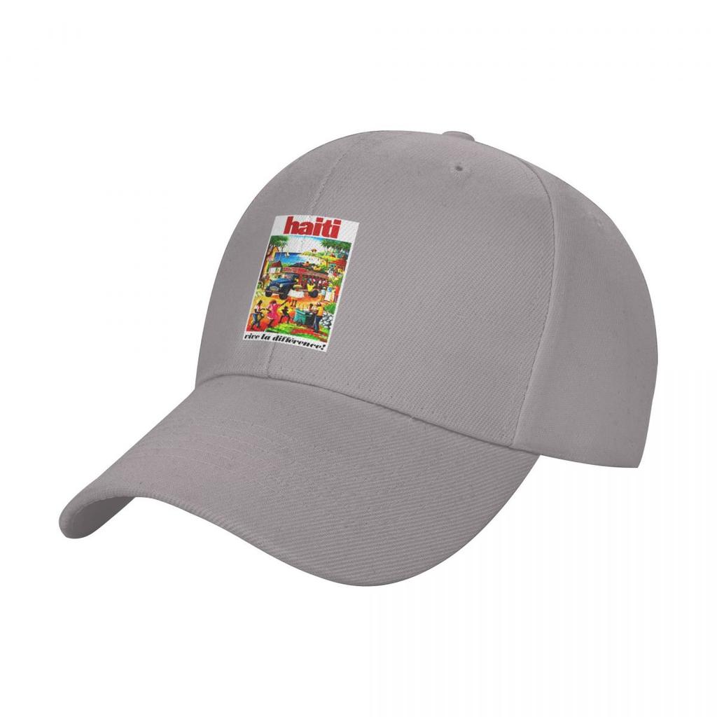 HAITI : Vintage Travel and Tourism Advertising Print Baseball Cap Hat Beach Streetwear Women's Men's