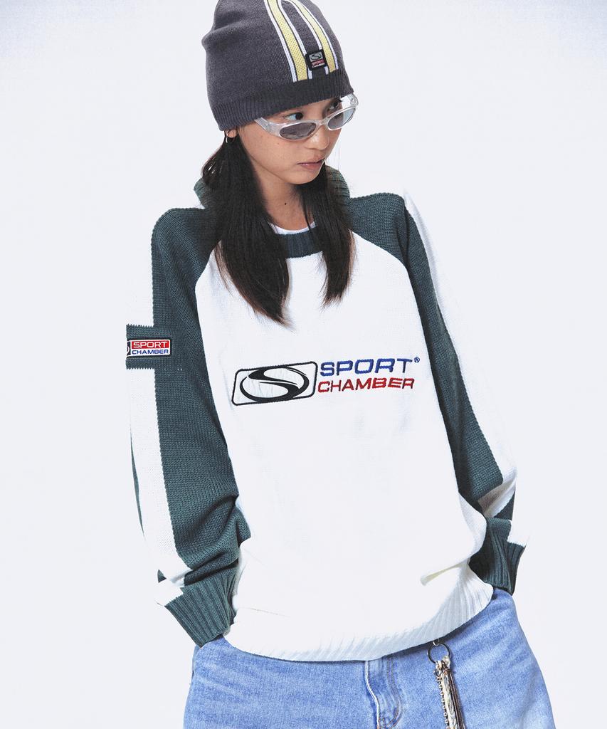 SPORT CHAMBER Sc Flash Raglan Sweater (Green)