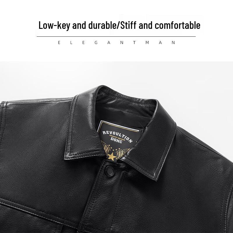 Fengxun Men's Business Casual Multi-Pocket Lapel Jacket