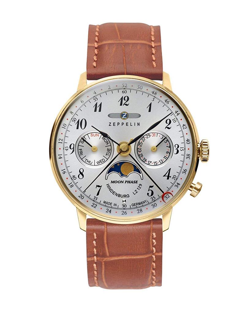 Zeppelin Hindenburg Quartz Watch 7039-1 Silver [Unisex] [Parallel Import]