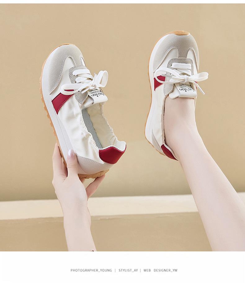 2025 Korean Style Women's Trendy Forrest Gump Inspired Thick-Soled Height-Increasing Running Shoes JCF-212