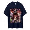 2026 Demon Slayer Kimetsu no Yaiba Muzan Kibutsuji Graphique Unisexe Été Décontracté Streetwear Cosplay Manches Courtes Anime Femmes Et Hommes T-shirt
