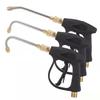 4350PSI curved rod nozzle cleaning water gun M22-14 threaded interface 1/4 quick connector for high-pressure cleaning