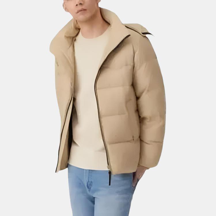 Levis Winter Warm FW25 Winter Warm Series Removable Hood Zipper Hem Drawstring Left Chest Logo Casual Double Pocket Down Jacket Men Jacket 004ZD-0000