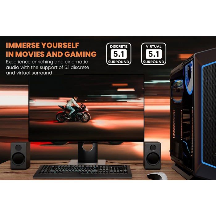 Carte Son Interne - Creative - Sound Blaster Audigy FX V2 - Haute Résolution - 5.1 Virtual Surround - PCI