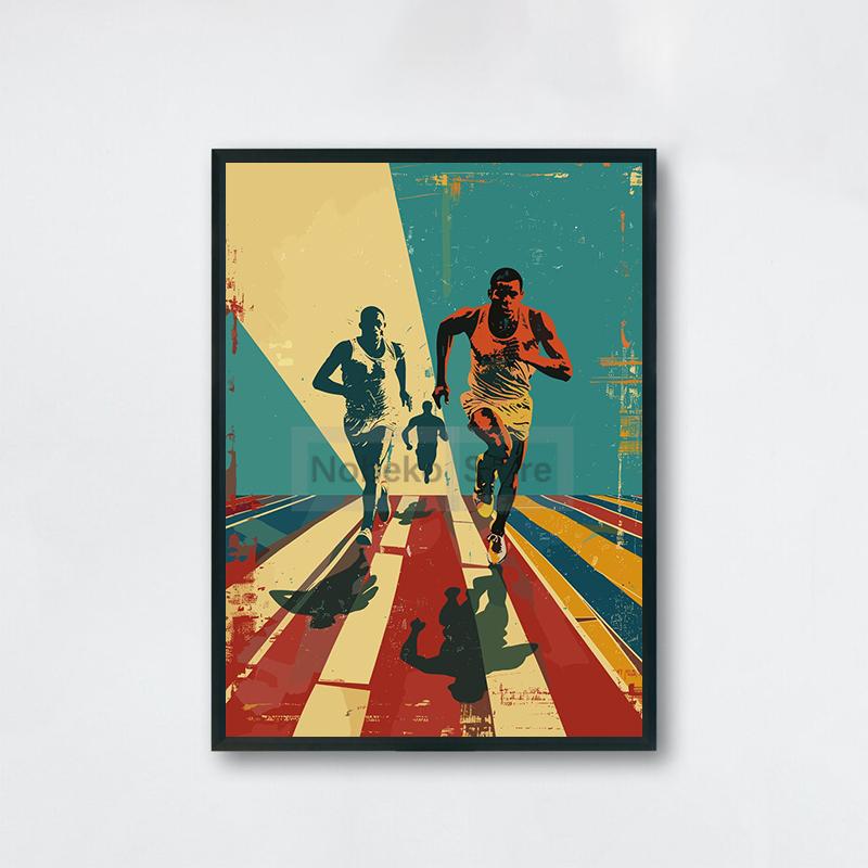 

Винтажный спортивный постер Бейсбол Баскетбол Велоспорт Бокс Печать на холсте Картина Настенные картины Главная Комната Винтажное украшение 21x30cm No Framed