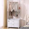 Household bedroom bag hanger clothes rack corner multi-functional clothes hanger floor hanger storage cabinet