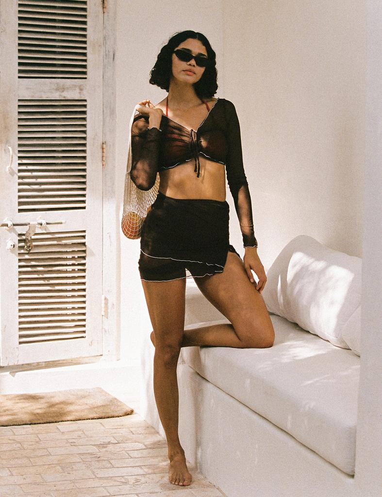 SURFEA Amour Skirt_Brown