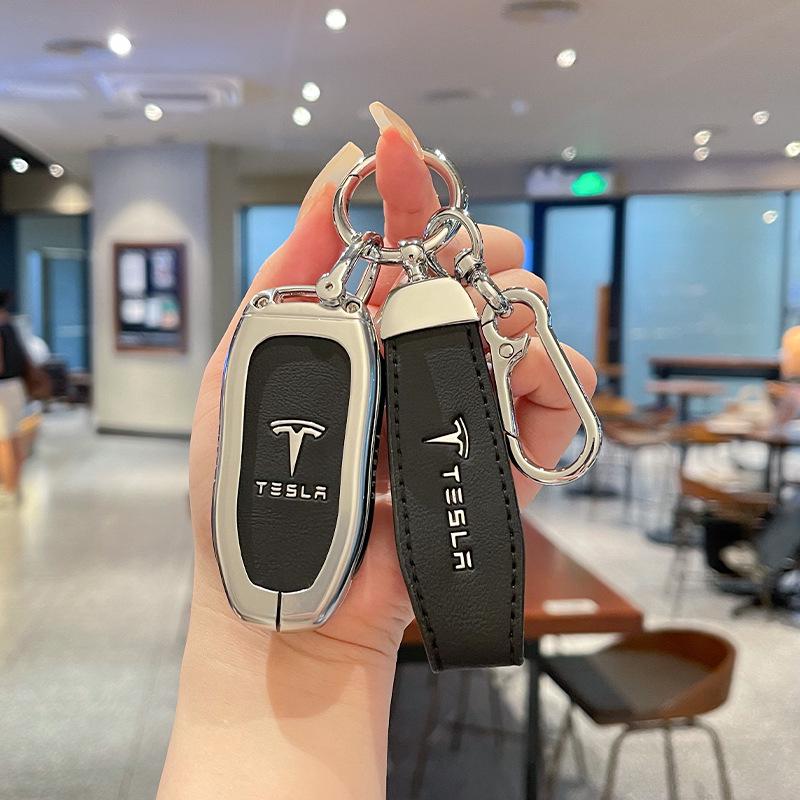 Tesla Model 3/Y/X Key Case Protective Shell with Full Coverage Buckle