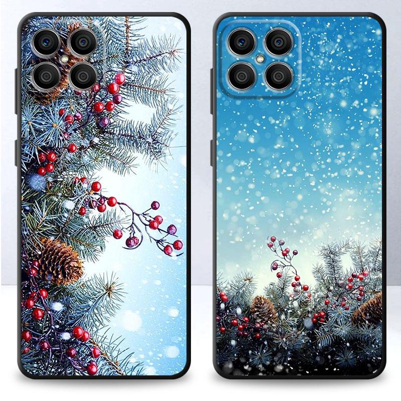 Merry Christmas Snow Winter TPU Soft Case Cover for Xiaomi Mi 9 SE A2 Lite 11 Lite 10S 12 10 5G 9T 10T 11T Note 10 Pro 12X Bag