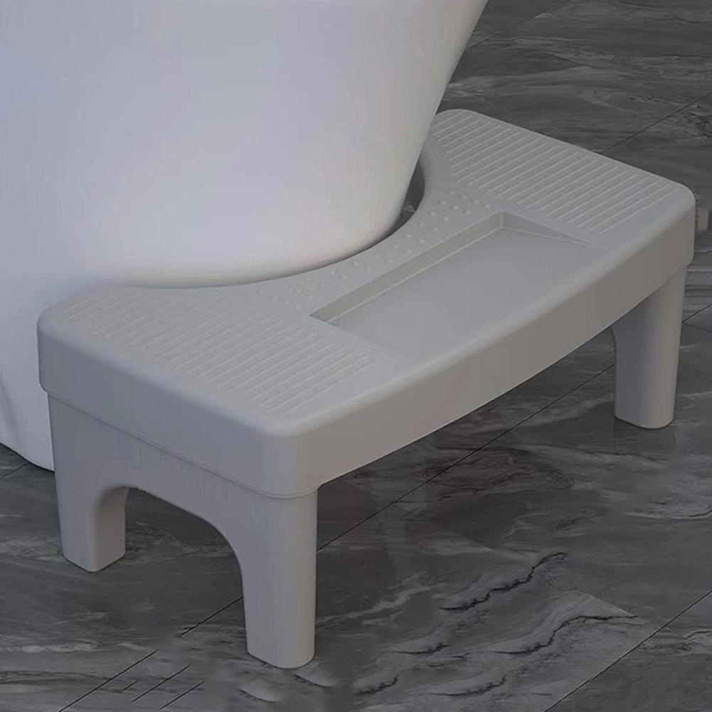 

Бытовой туалетный стул для ног противоскользящая прочная педаль для поддержки ног для помещений серый