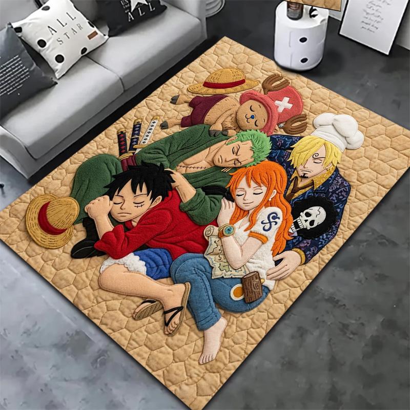 One Piece Art Carpet Rug For Living Room Bedroom Home Sofa Decoration Kids Play Nonslip Floor Mat