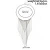 Lightweight Iron Chain Layering Fringe Woven Necklace Vintage Charm Handmade For Occasion Fashion Statement Jewelry