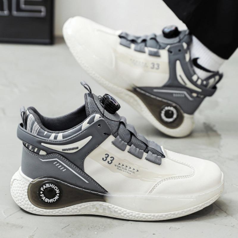 Fashion Trendy Men's Sports Running Shoes Designer New Rotating Buckle Comfortable Casual Sneakers Outdoor Basketball Shoes Tennis Shoe