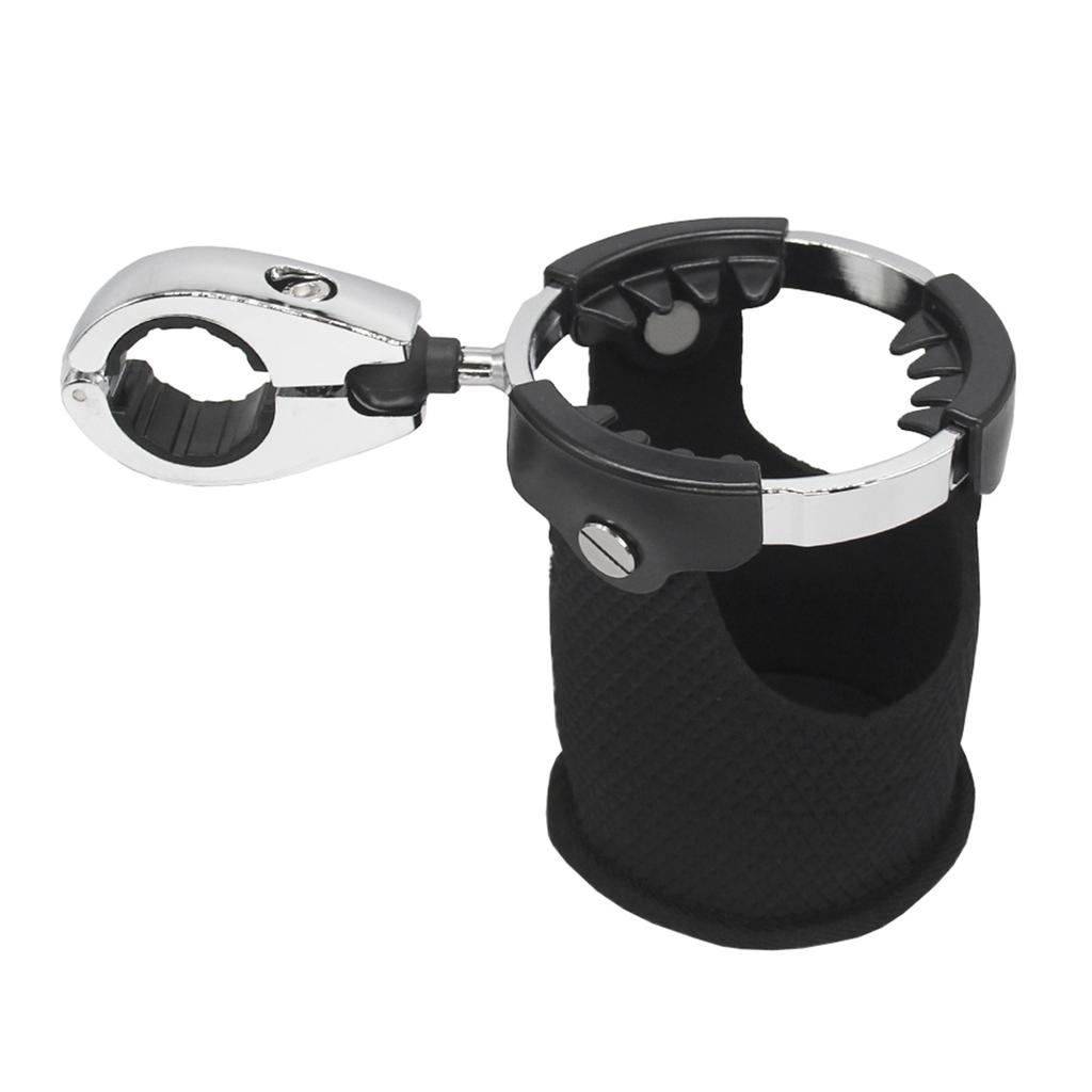 Adjustable Cup Holder Mount Handlebar Easy Installation Durable- Fits Motorcycle for 7/8" 1" 1 1/4" Drink Bottle Holder