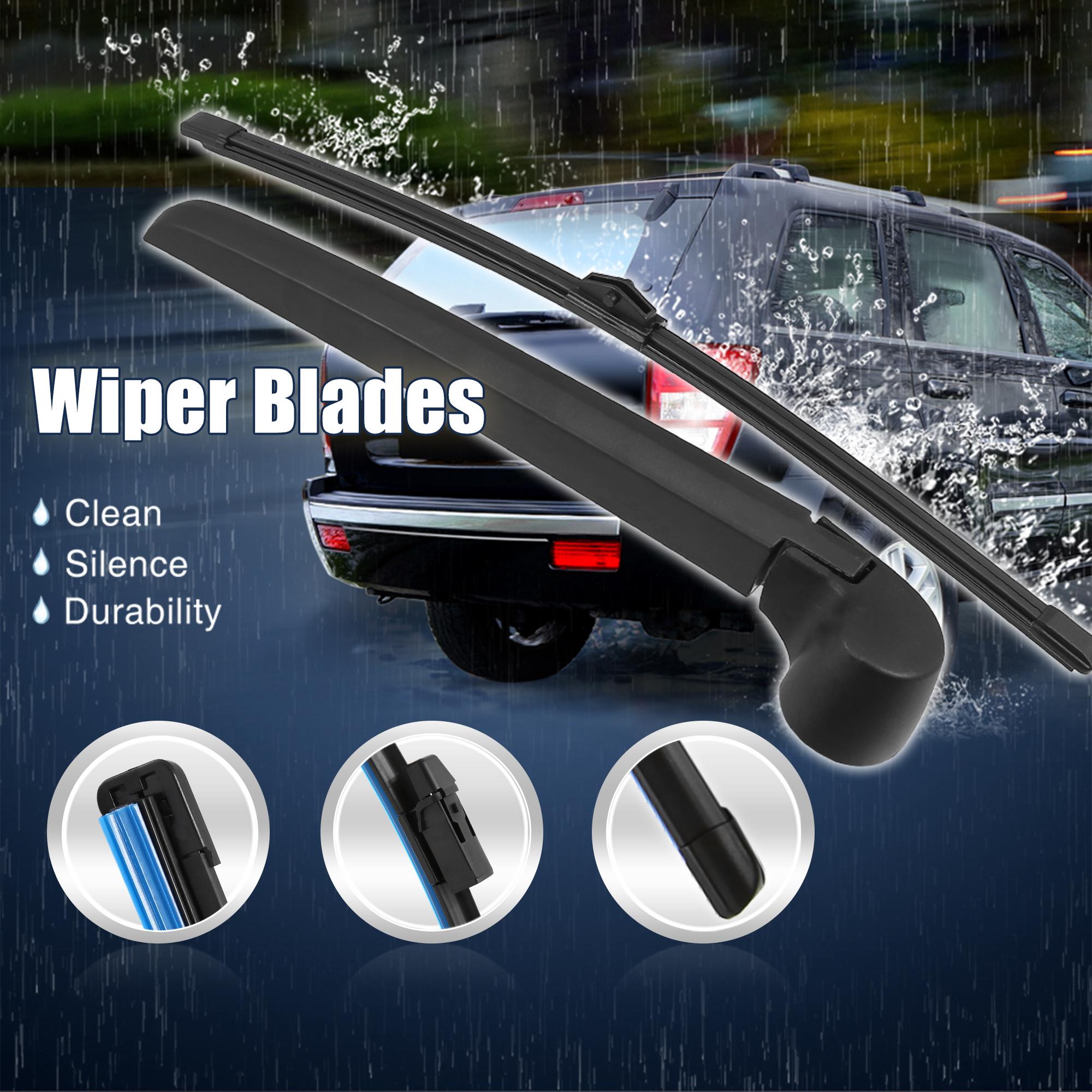 

1 пара щеток заднего стеклоочистителя 13 дюймов, 33 см 8R0955425, замена черного цвета для Q5 2009-2018 для SQ5 2014-2017